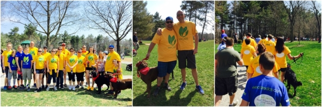 Employees of The Grounds Guys of Barrie serving on weCARE Day 2015.